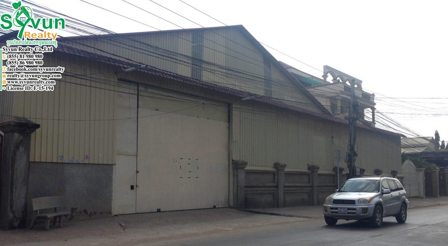 ឃ្លាំងជួលស្ថិតនៅ សង្កាត់គោកឃ្លាង - Warehouse For Rent In Sangkat Kork Kleang